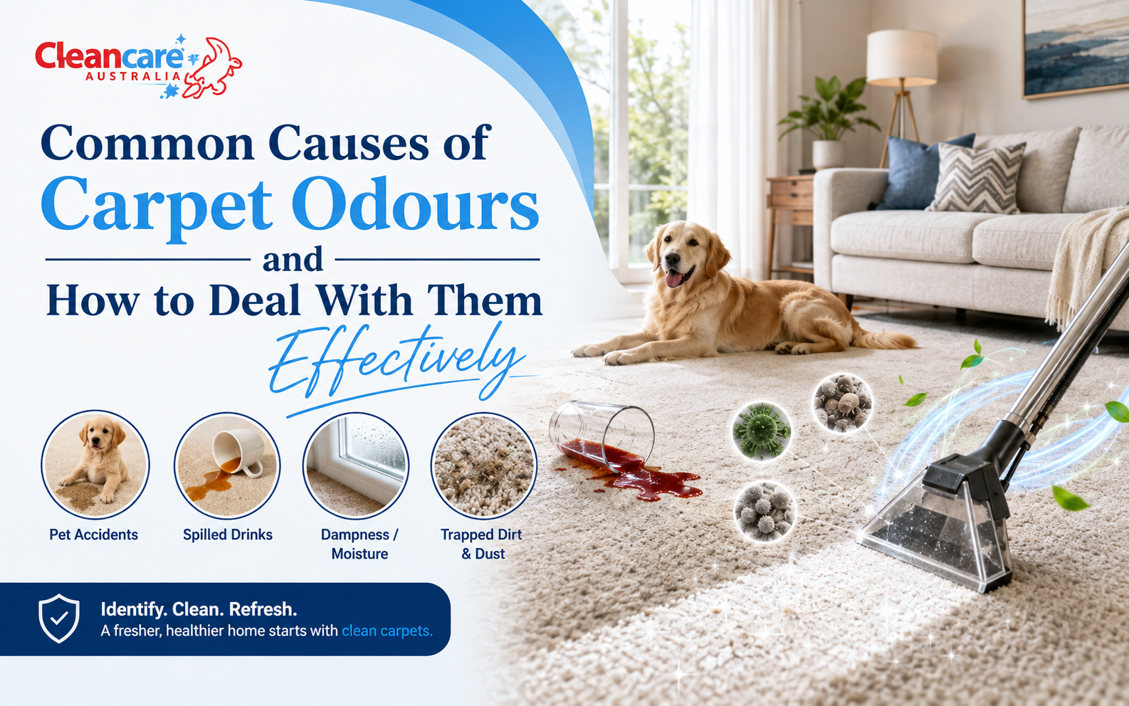 Common Causes of Carpet Odours and How to Deal With Them Effectively